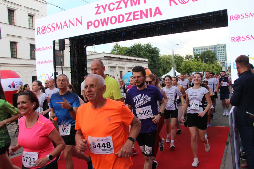 21. Bieg Ulicą Piotrkowską Rossmann Run w Łodzi