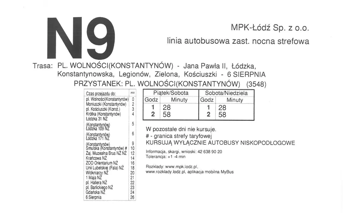 Wraca tramwaj linii 43 do Konstantynowa Łódzkiego