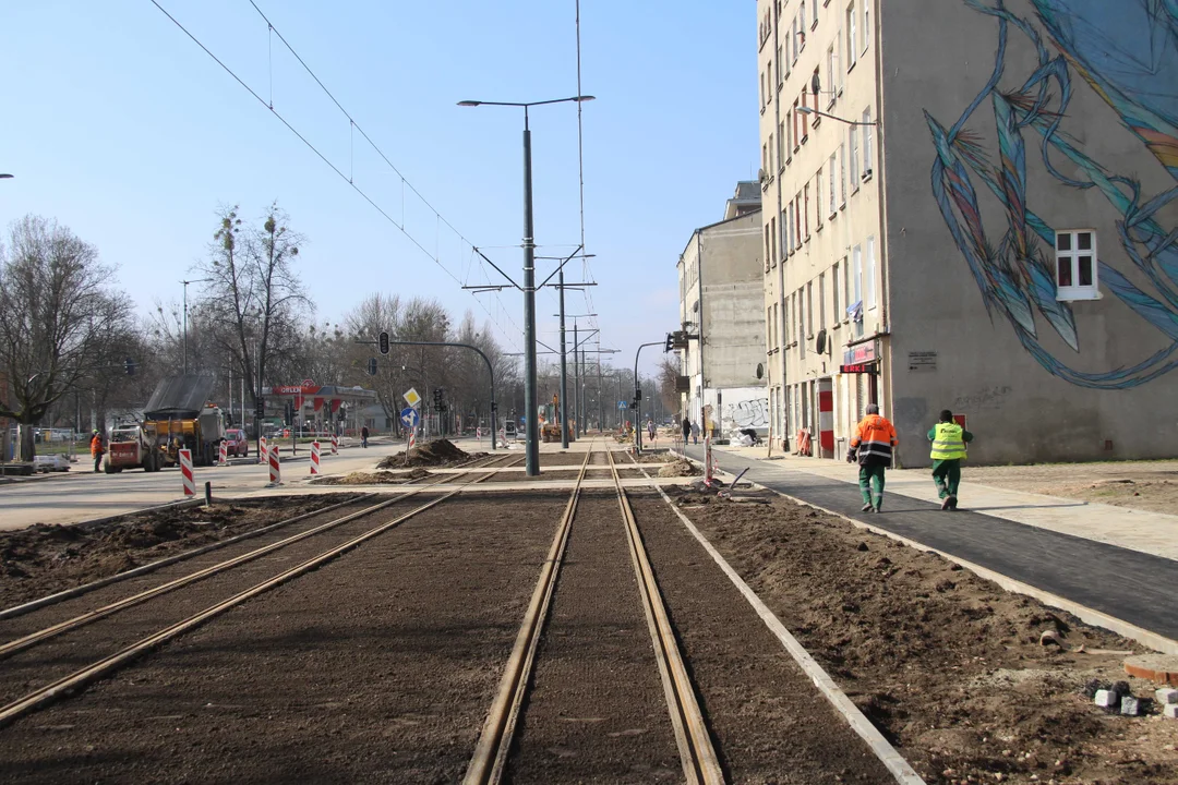 Finał prac na Wojska Polskiego w Łodzi