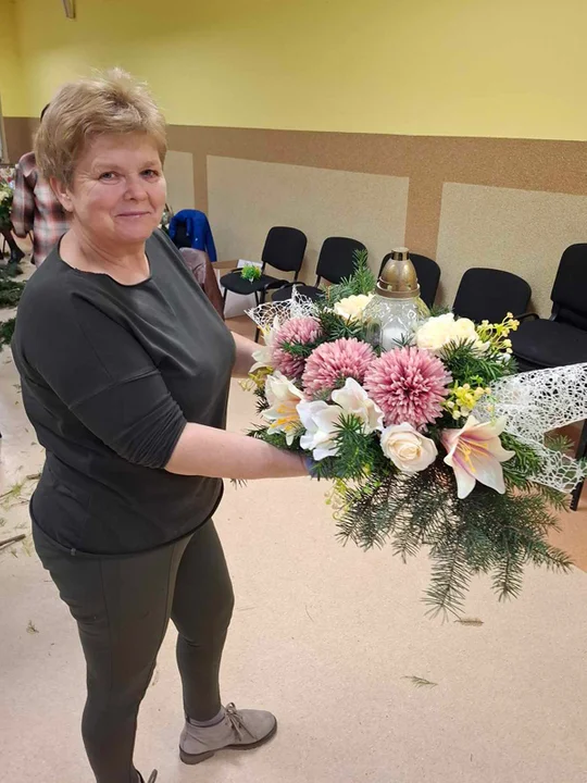 Warsztaty florystyczne w Gminnym Ośrodku Kultury w Piątku