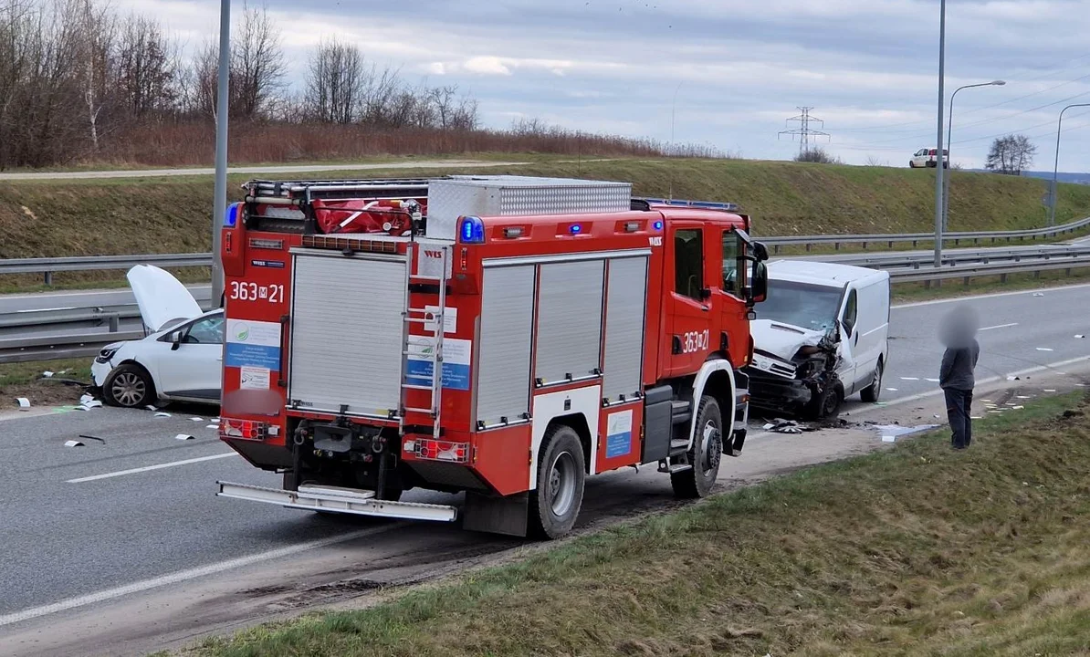 Wypadek most Solidarności 27.03.2023