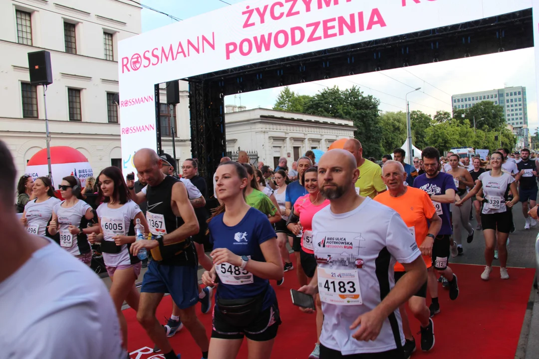 21. Bieg Ulicą Piotrkowską Rossmann Run w Łodzi