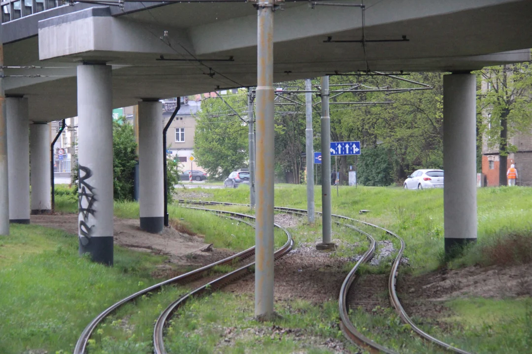 Zajezdnia tramwajowa Chocianowice w Łodzi w remoncie