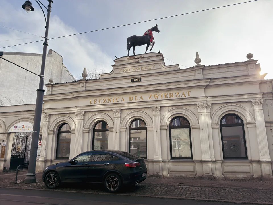 Budynek lecznicy dla zwierząt „Pod koniem” w Łodzi