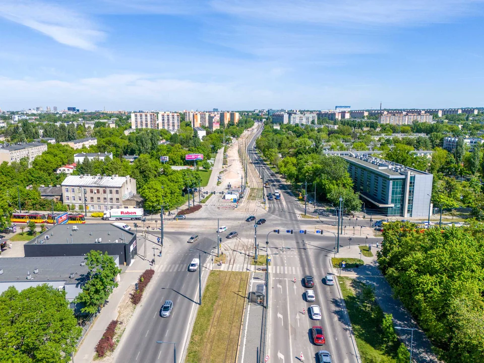 Trwa remont al. Śmigłego-Rydza od Przybyszewskiego do Dąbrowskiego