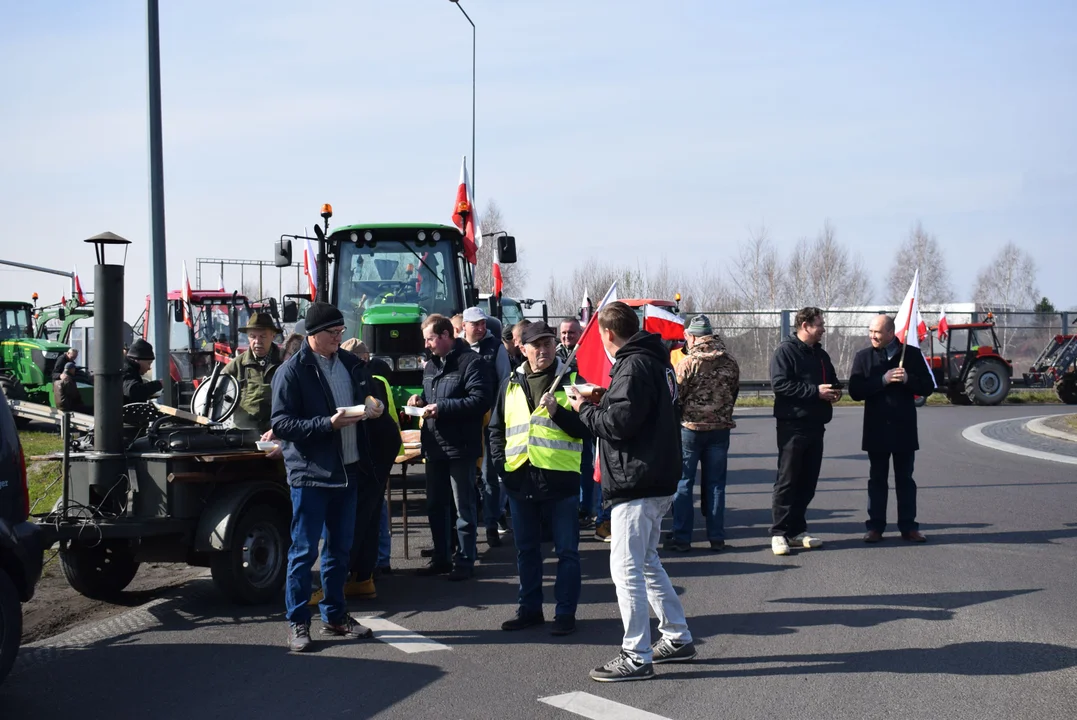 Protest rolników w Łódzkiem