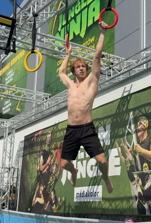 Mateusz Kurzawa z Łodzi w Ninja Warrior Polska