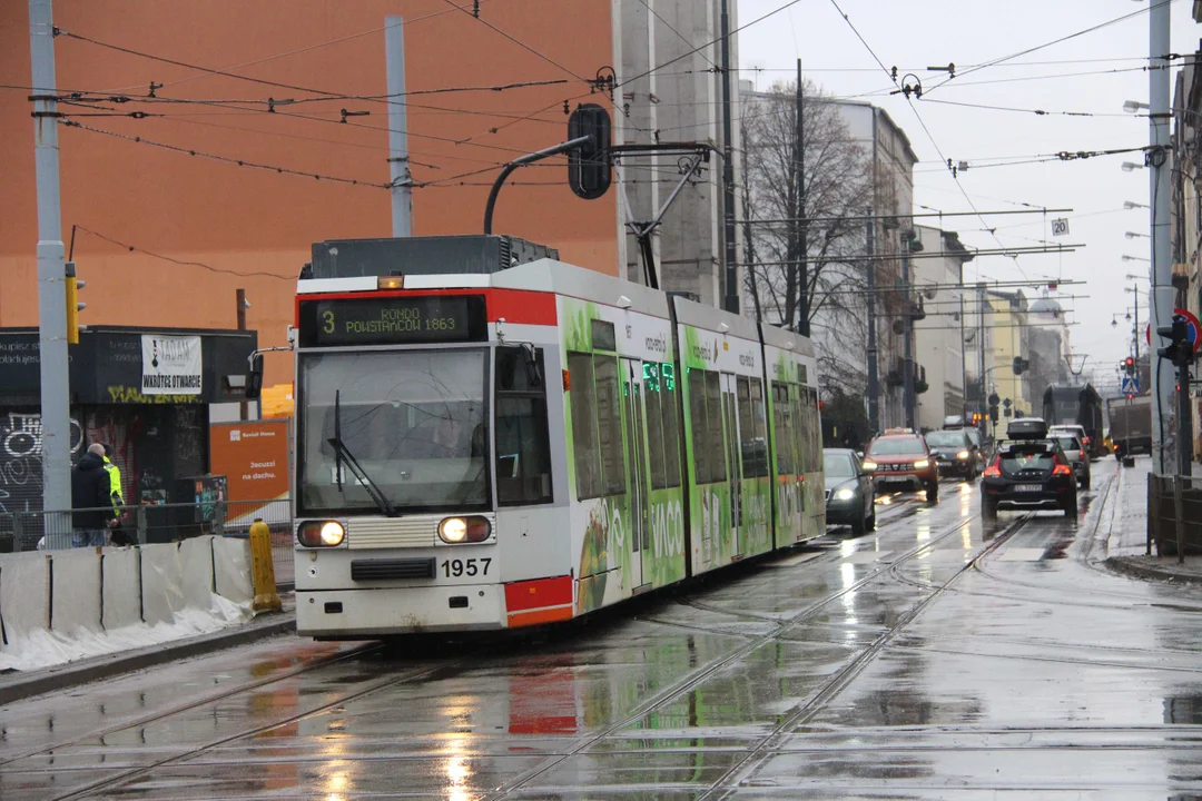 Problem z opóźnionymi tramwajami MPK Łódź na Kilińskiego w Łodzi