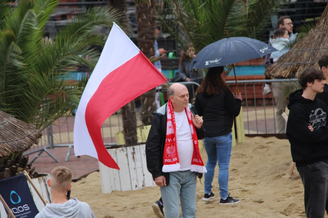 Mecz Polska - Holandia na strefie kibica w Manufakturze