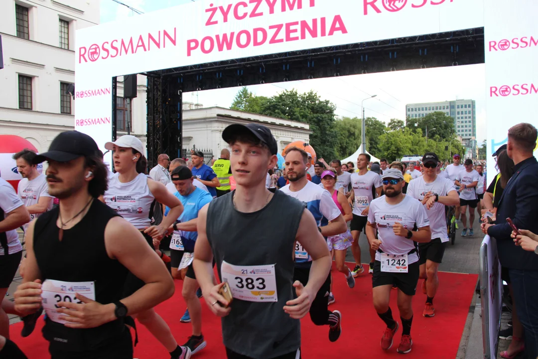 21. Bieg Ulicą Piotrkowską Rossmann Run w Łodzi