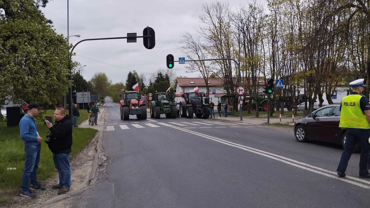 Protest rolników w Nowosolnej - 12.04.2024 r.