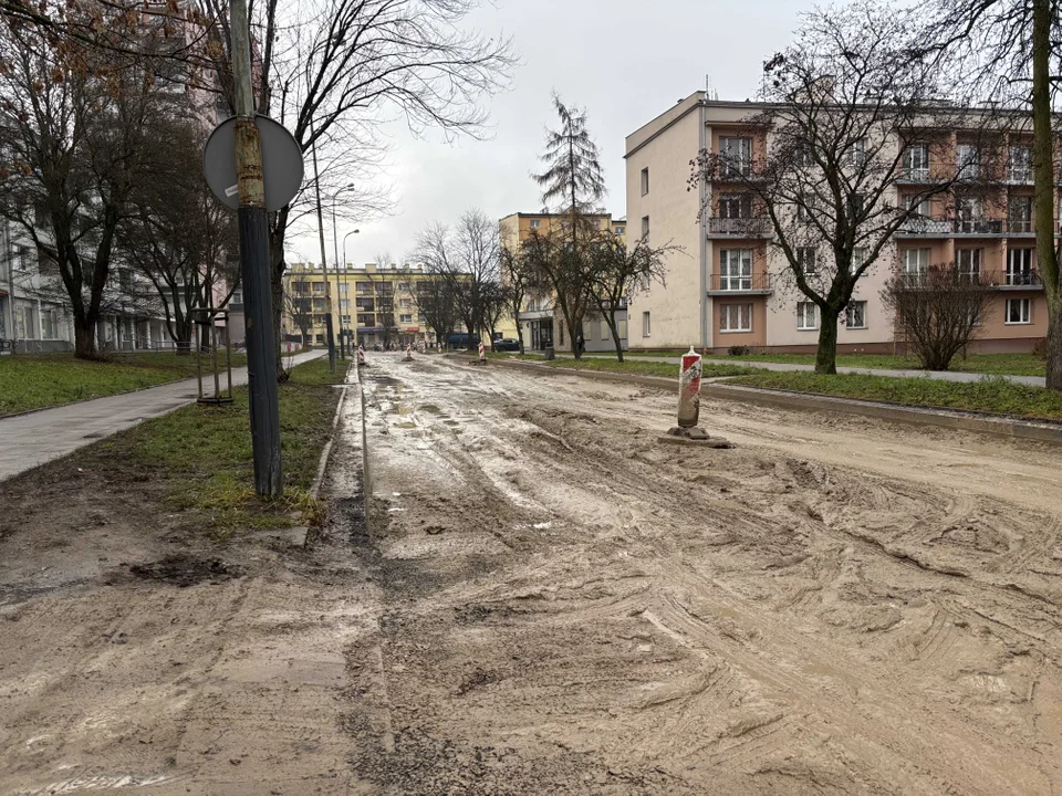 Remont ulicy Boya-Żeleńskiego w Łodzi