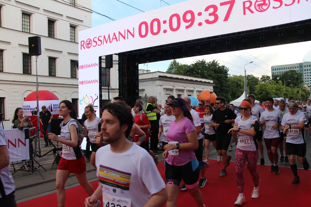 21. Bieg Ulicą Piotrkowską Rossmann Run w Łodzi