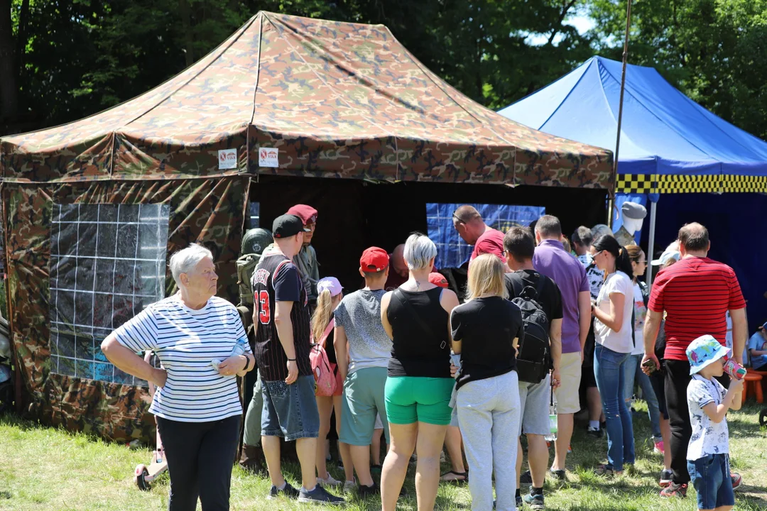 Piknik rodzinny z okazji dnia dziecka na Młynku w Łodzi