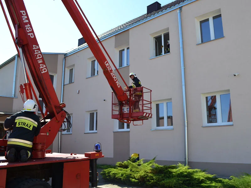 Ćwiczenia strażackie w Piątku