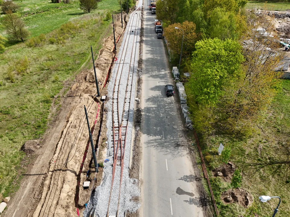 Przebudowa trasy tramwajowej Łódź - Konstantynów Łódzki