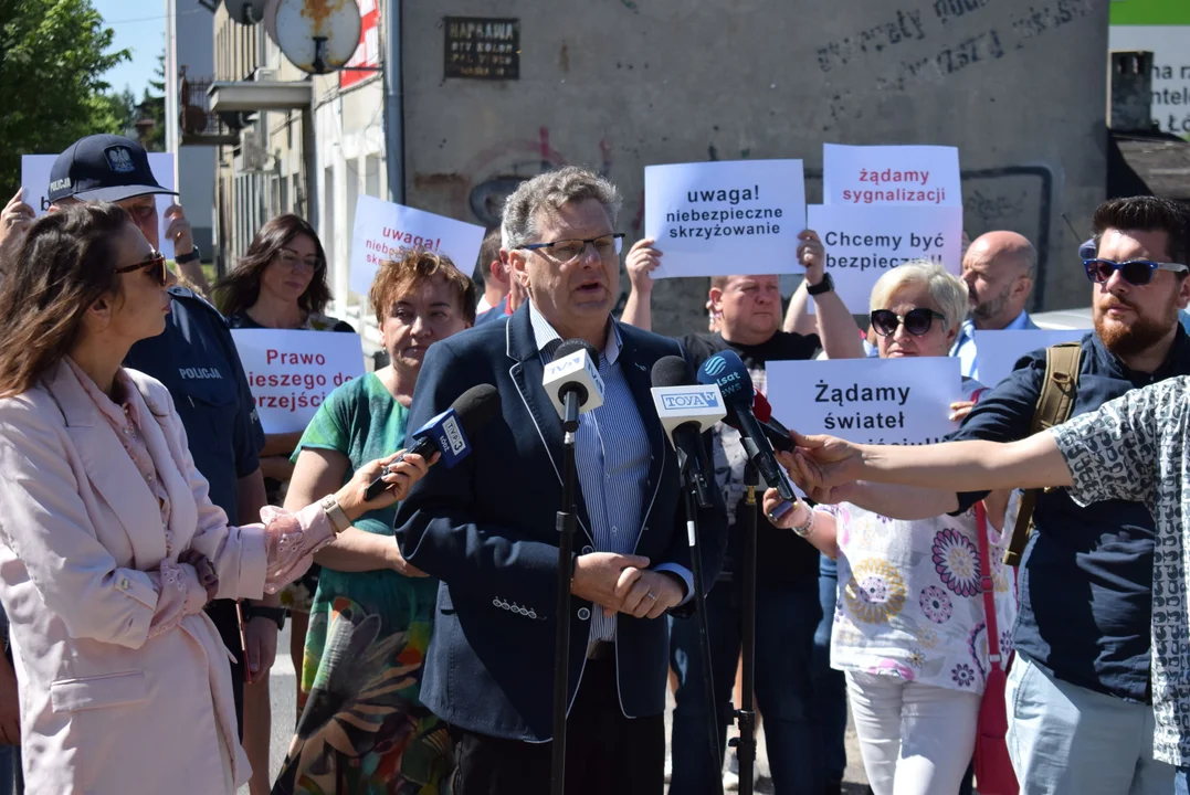 Niebezpieczne skrzyżowanie w Aleksandrowie Łódzkim