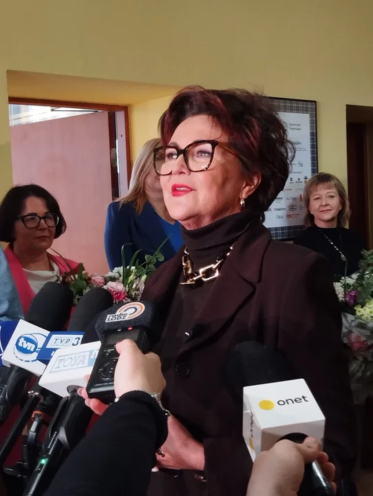 Jolanta Kwaśniewska w Łodzi