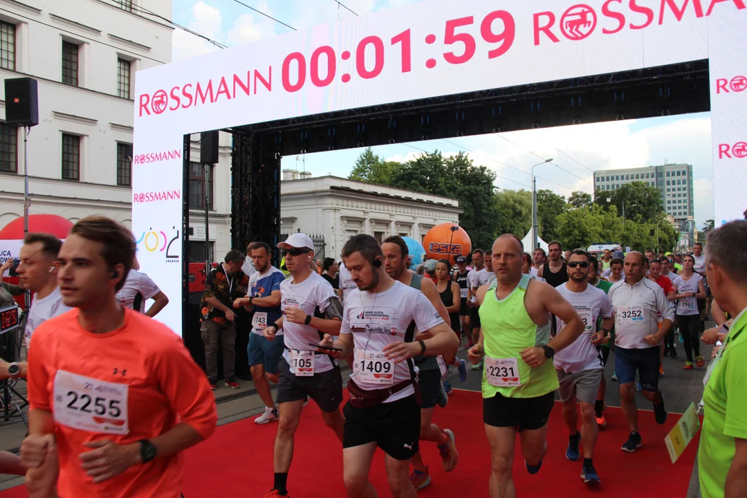 21. Bieg Ulicą Piotrkowską Rossmann Run w Łodzi