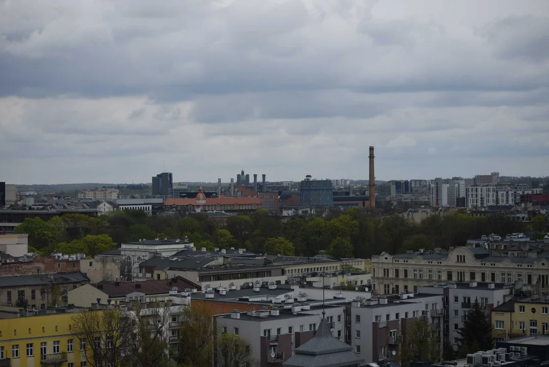 Panorama miasta widziana z wieżowca Red Tower