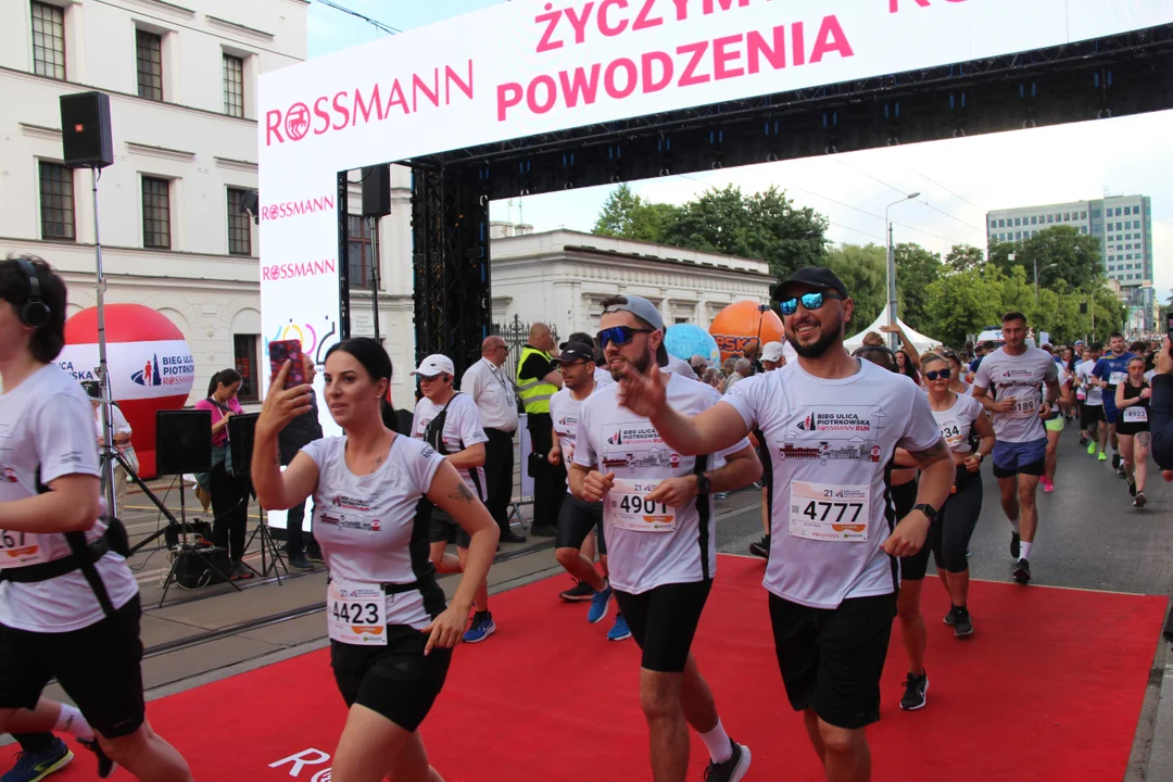 21. Bieg Ulicą Piotrkowską Rossmann Run w Łodzi