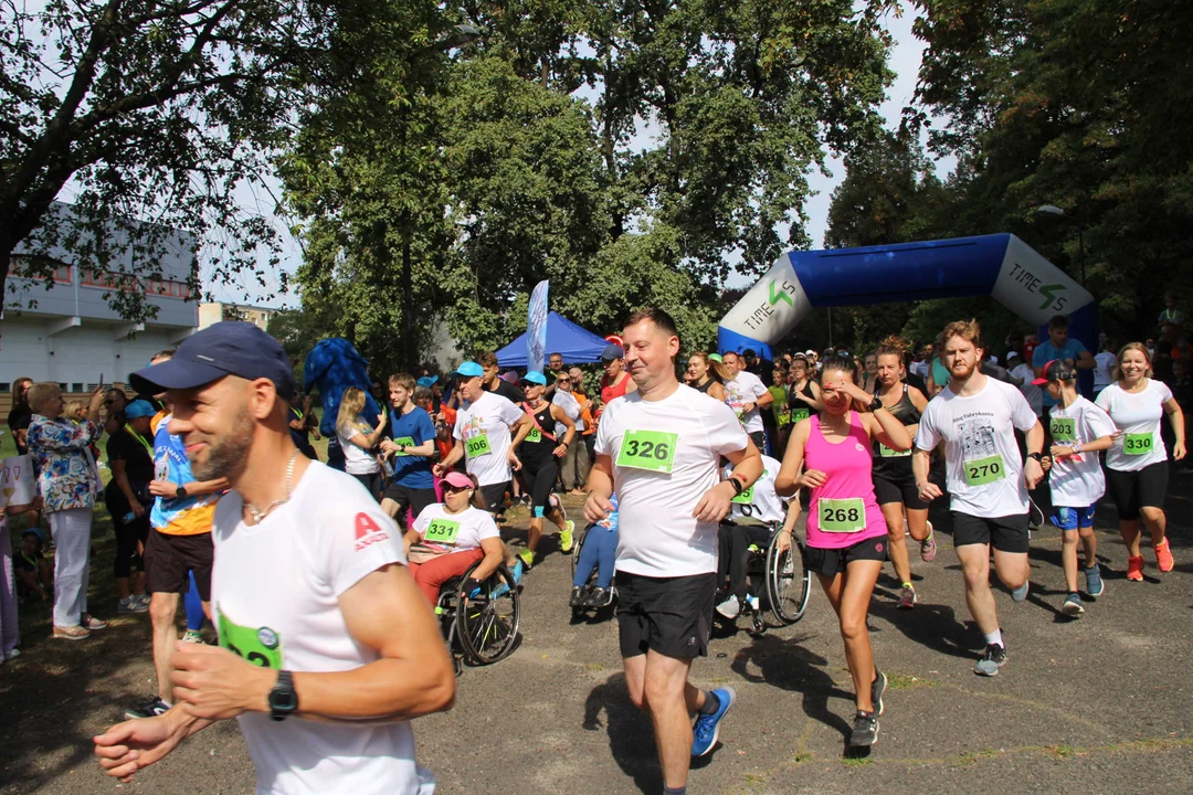 Bieg "Szczęśliwa 13" w parku Baden-Powella w Łodzi