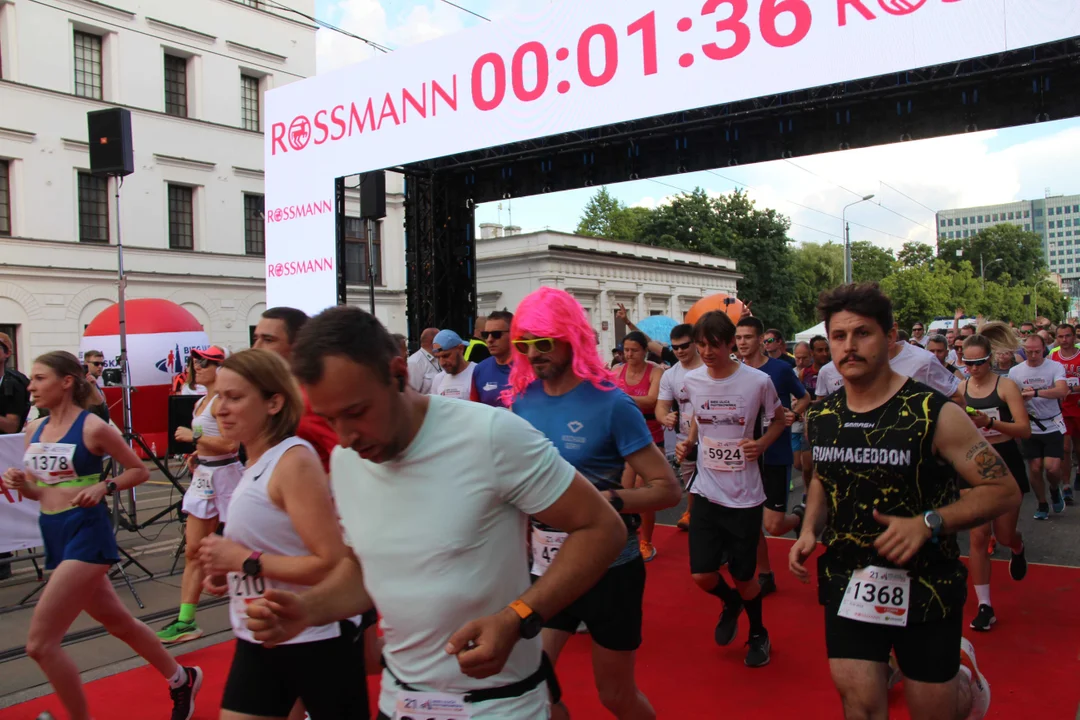 21. Bieg Ulicą Piotrkowską Rossmann Run w Łodzi