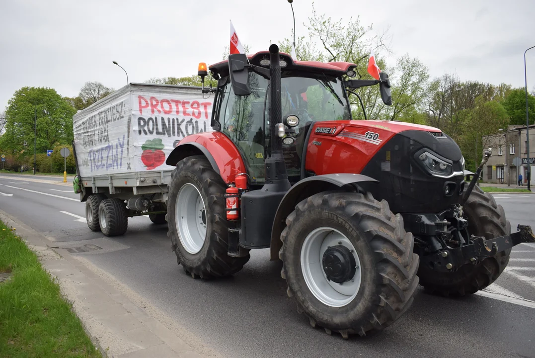 Rolnicy protestują w Zgierzu