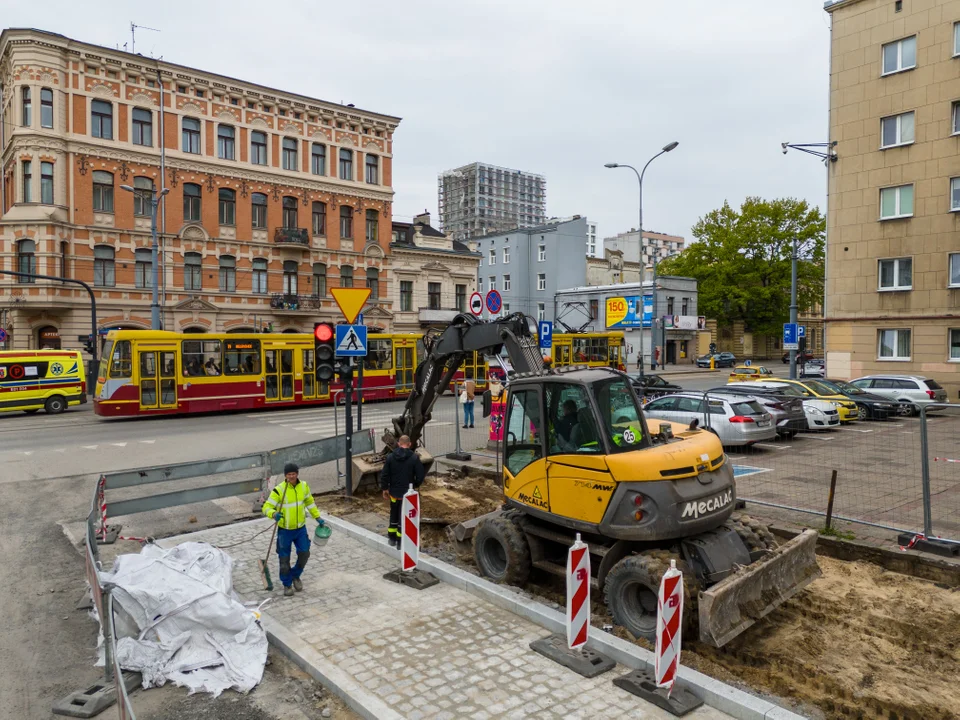 Remont ulicy Brzeźnej w Łodzi