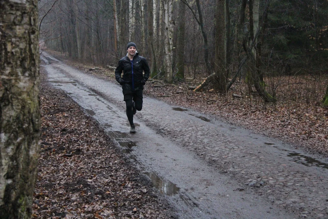 Walentynkowy parkrun w Lesie Łagiewnickim