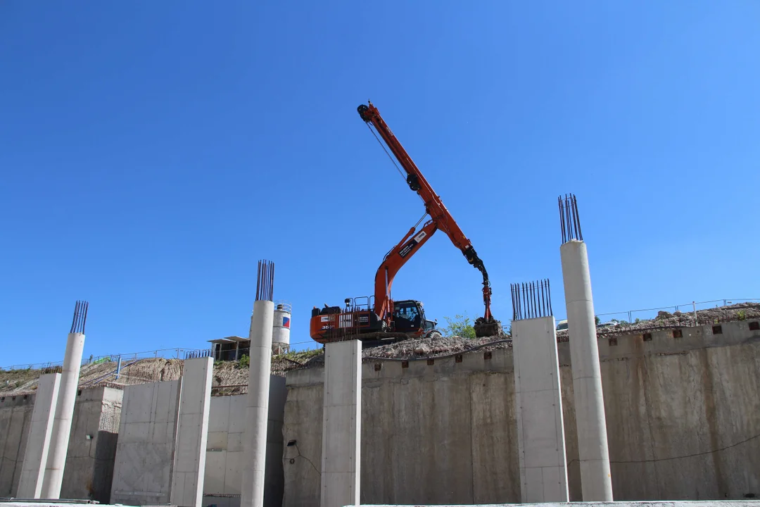 Trwa budowa tunelu kolejowego pod Łodzią - odcinek do przystanku Łódź Koziny