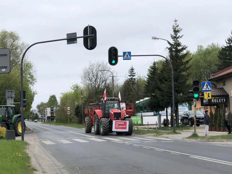 Protest rolników w Nowosolnej - 12.04.2024 r.