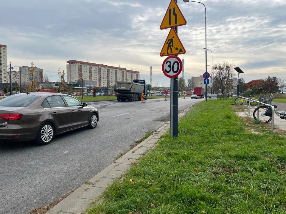 W Łodzi rozpoczął się kolejny remont - tym razem ronda inwalidów