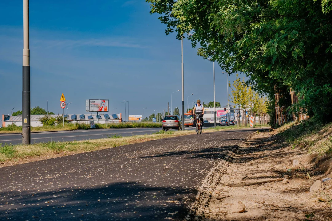 Budowa nowego ciągu pieszo-rowerowego na Retkini