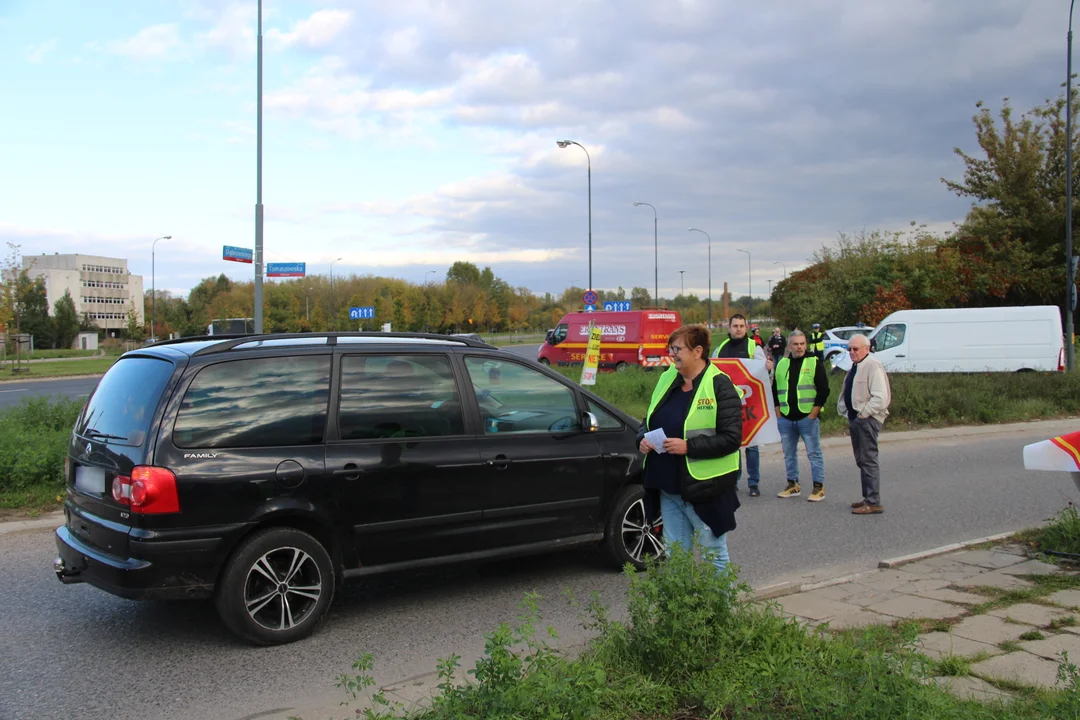 Protest mieszkańców Młynka - 15.10.2024 r.