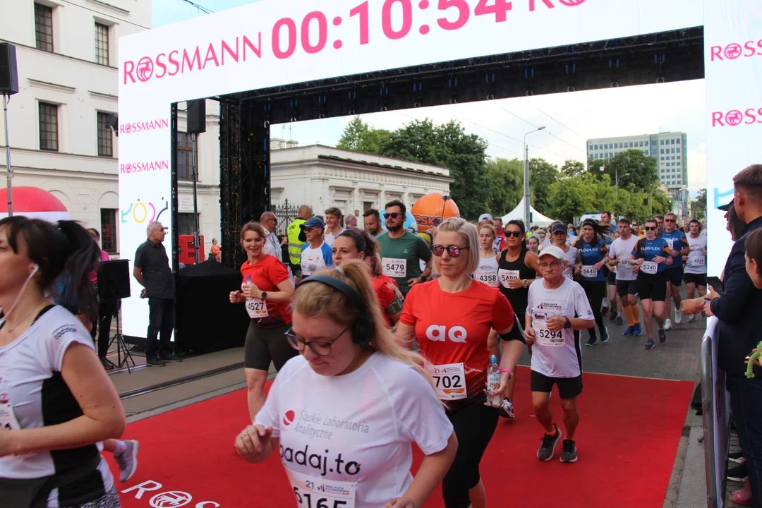 21. Bieg Ulicą Piotrkowską Rossmann Run w Łodzi