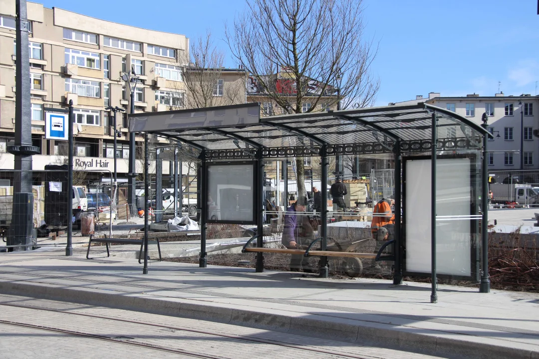 Tak wygląda plac Wolności w Łodzi na kilka dni przed oficjalnym otwarciem