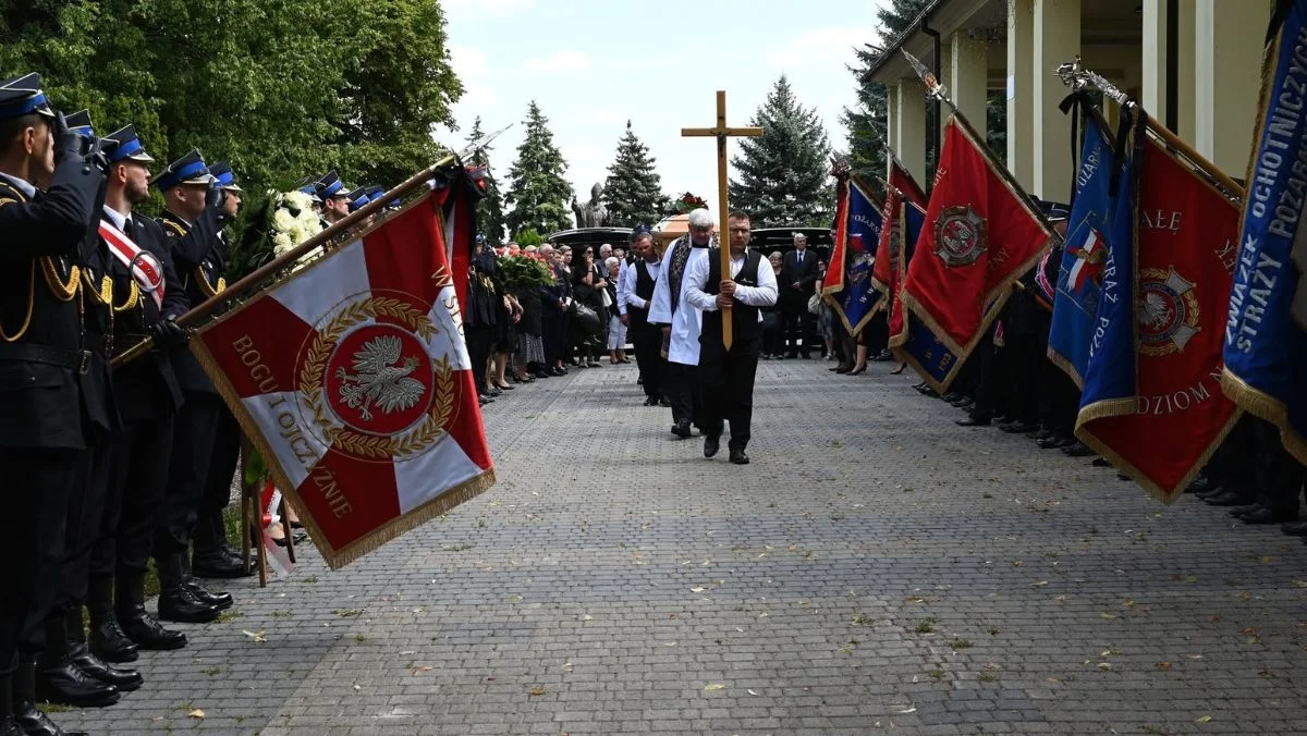Pogrzeb byłego komendanta KP PSP Kutno