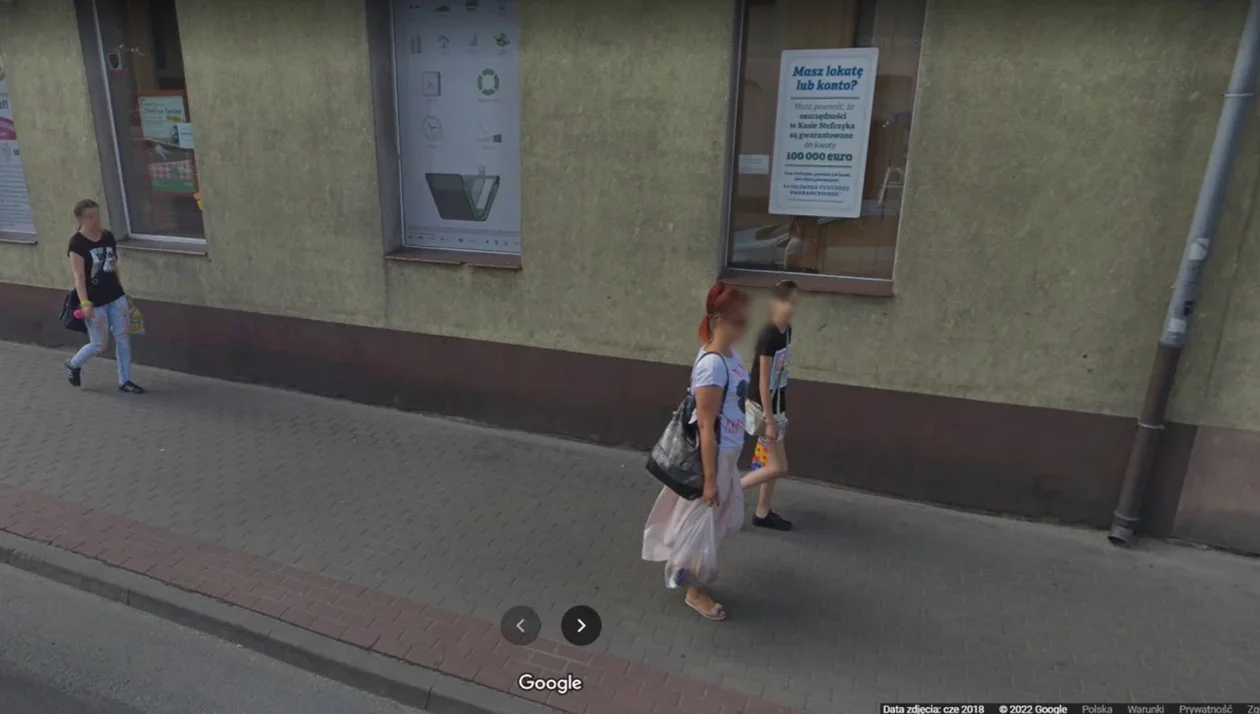 Zgierzanie obiektywie Google Street View