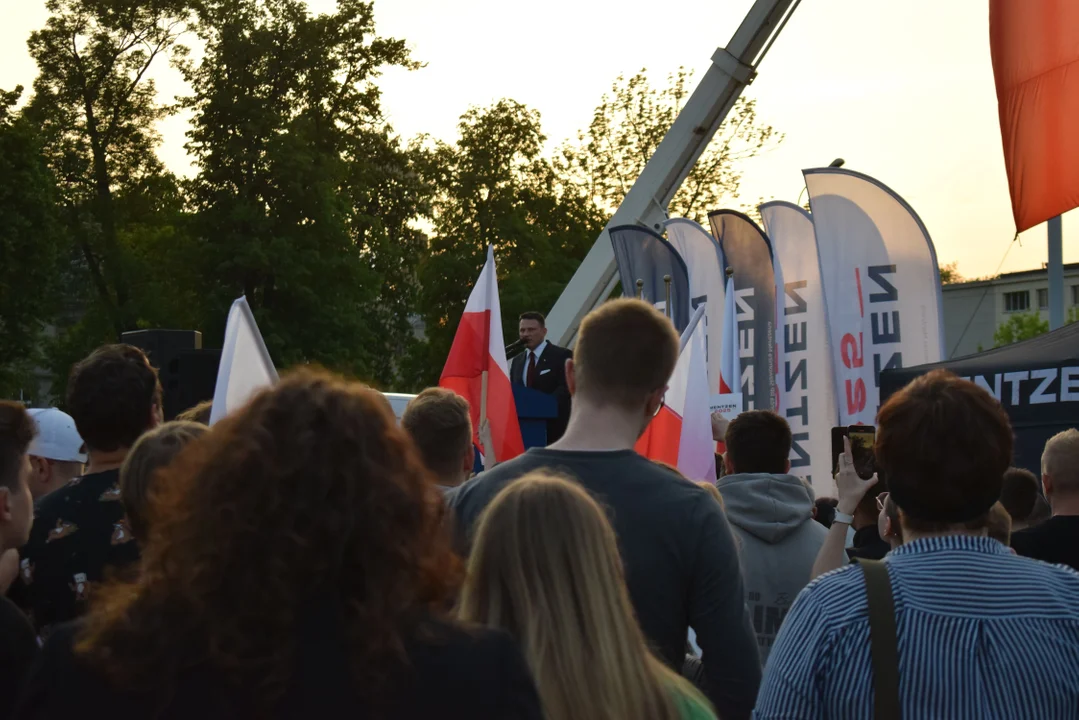 Sławomir Mentzen w Łodzi