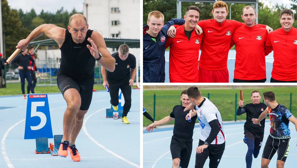 Strażackie mistrzostwa województwa na stadionie PCS. Pośród uczestników złoty medalista olimpijski [FOTO] - Zdjęcie główne