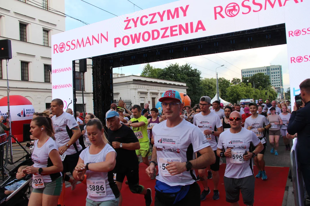 21. Bieg Ulicą Piotrkowską Rossmann Run w Łodzi