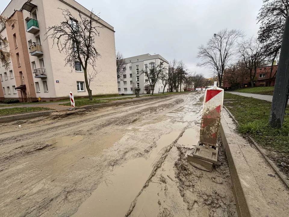 Remont ulicy Boya-Żeleńskiego w Łodzi