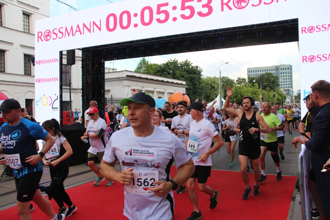 21. Bieg Ulicą Piotrkowską Rossmann Run w Łodzi