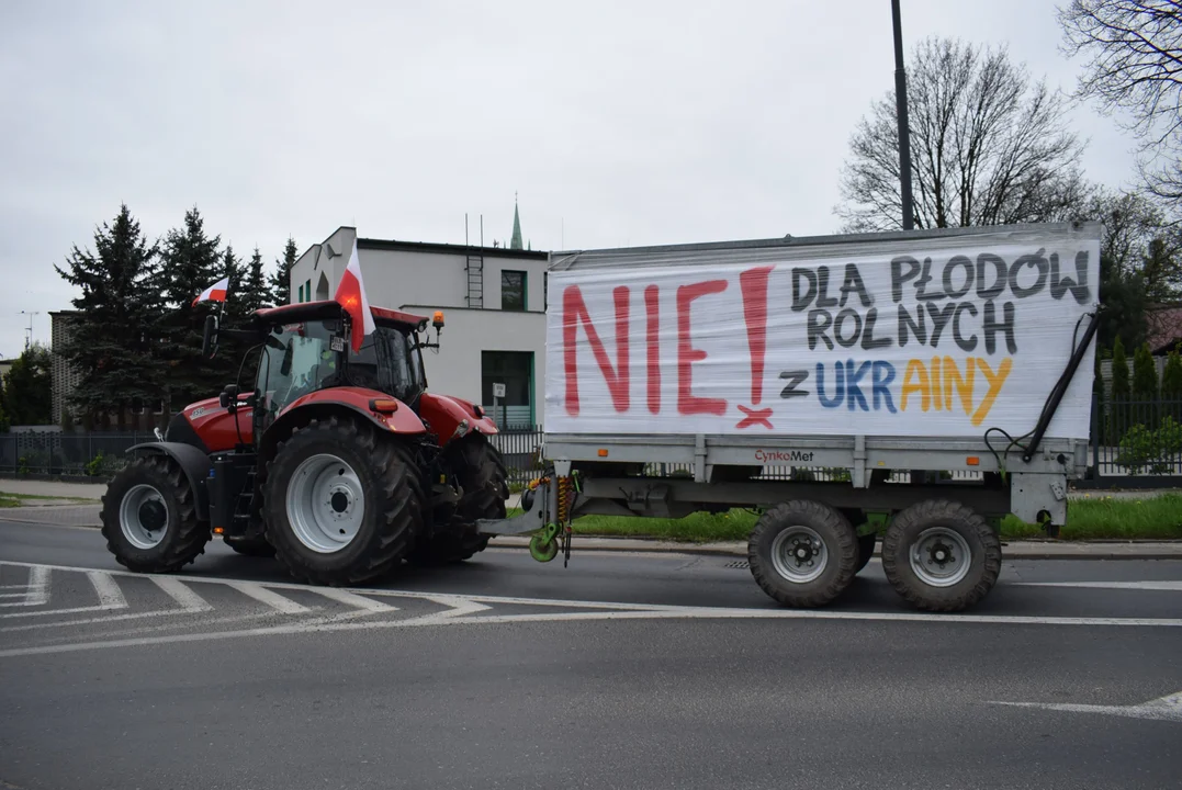 Rolnicy protestują w Zgierzu