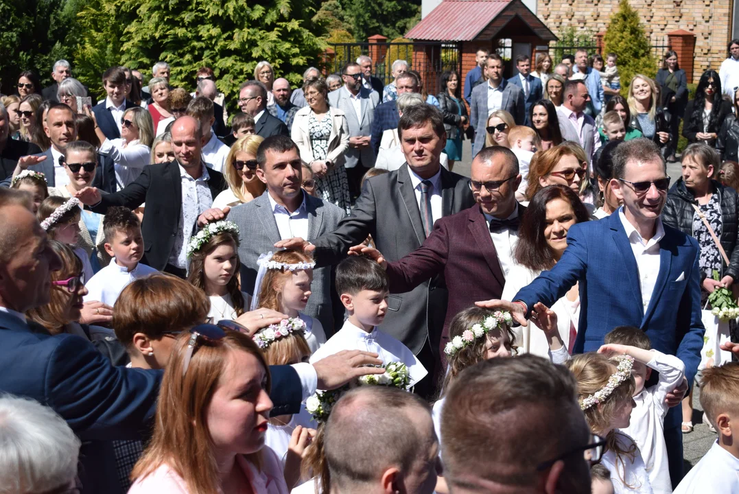 Pierwsza Komunia Święta w parafii Chrystusa Króla w Łodzi