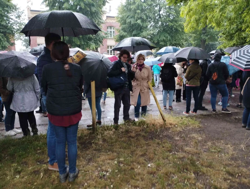 Strajk kobiet pod Izbą Lekarską w Łodzi 14.06.2023