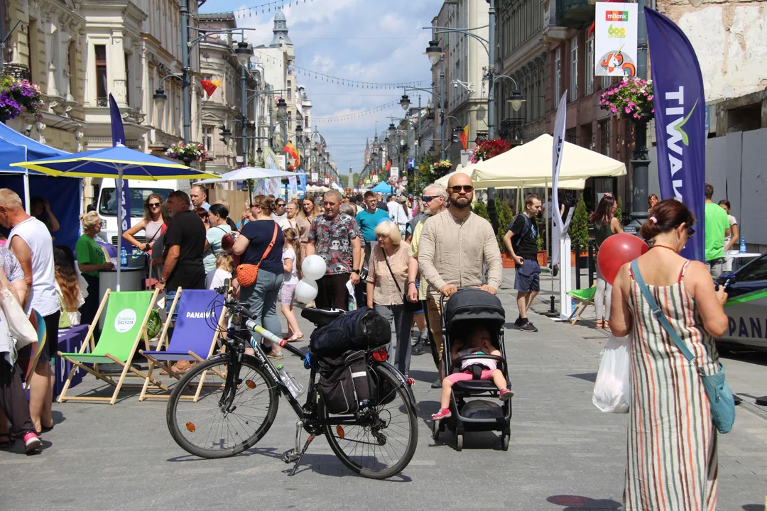 Huczne urodziny Łodzi na ul. Piotrkowskiej