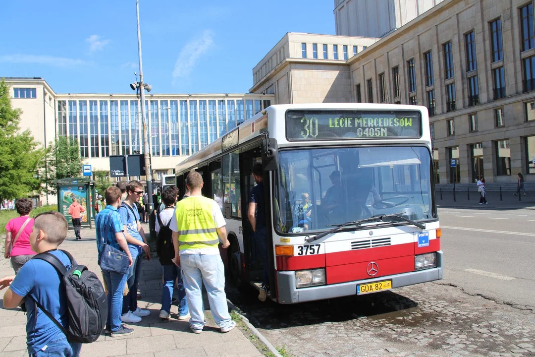 30. lecie Mercedesów O405N - pierwszego autobusu niskopogłowego w Łodzi