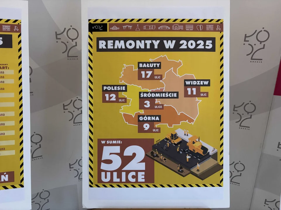 Remonty łódzkich dróg w 2025 roku